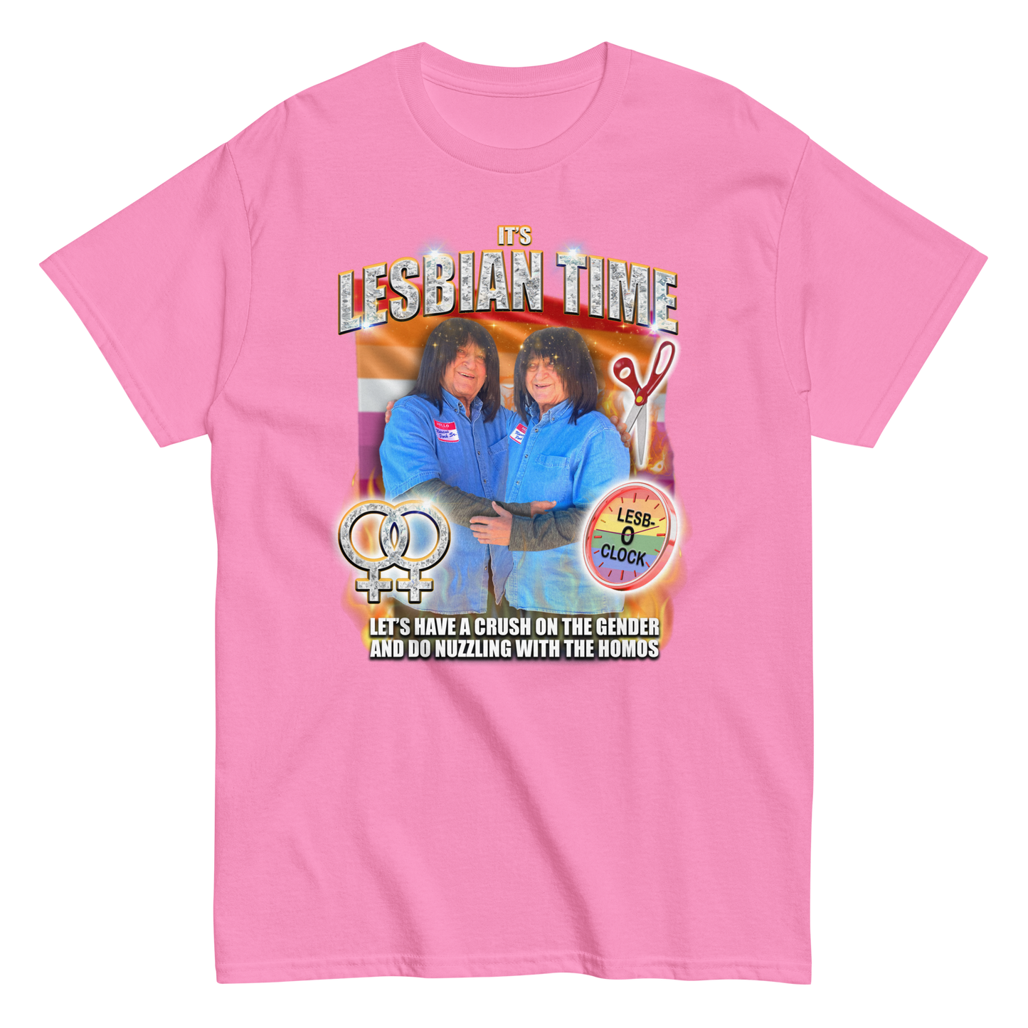 Lesbian Time (Jr.'s Design) T-Shirt