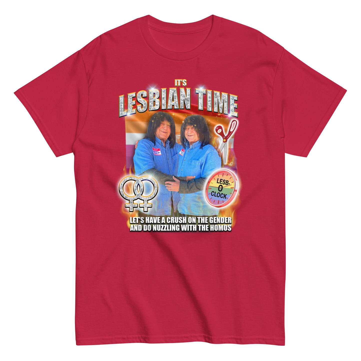 Lesbian Time (Jr.'s Design) T-Shirt