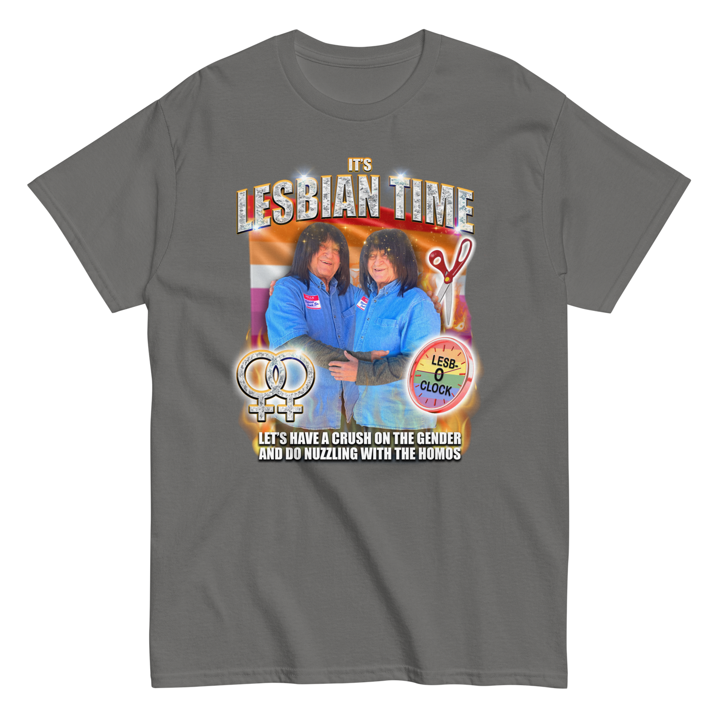 Lesbian Time (Jr.'s Design) T-Shirt