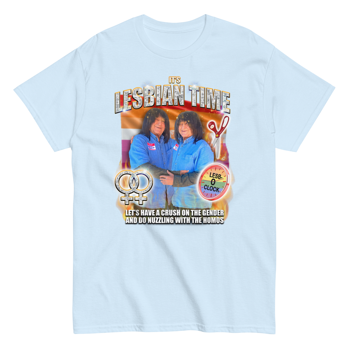 Lesbian Time (Jr.'s Design) T-Shirt