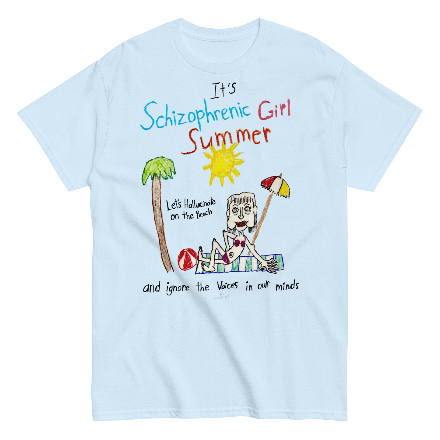 Schizophrenic Girl Summer T-Shirt