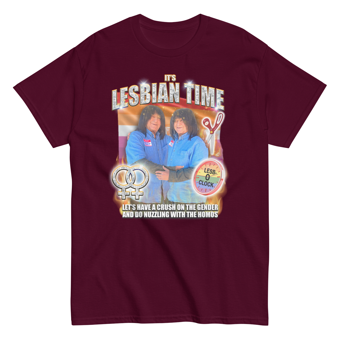 Lesbian Time (Jr.'s Design) T-Shirt