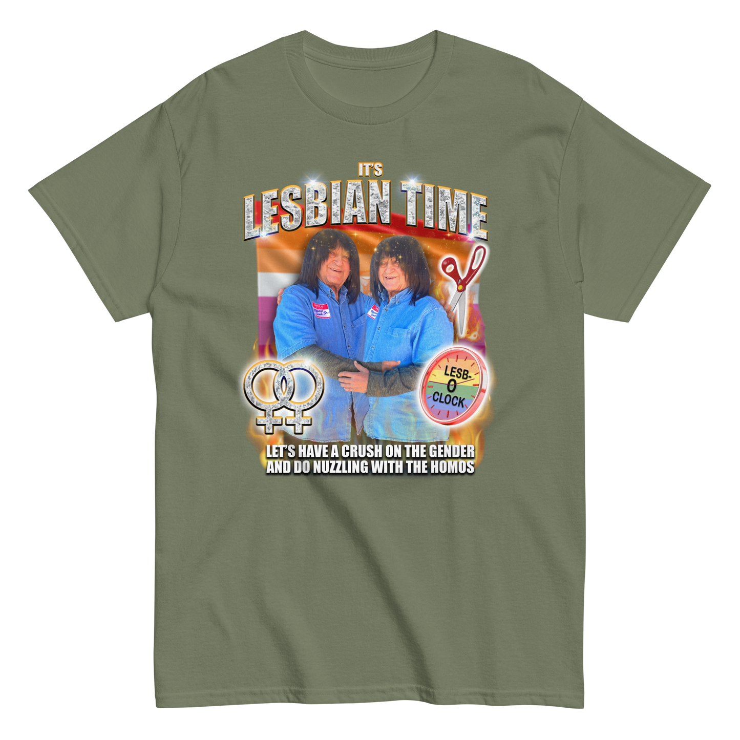 Lesbian Time (Jr.'s Design) T-Shirt