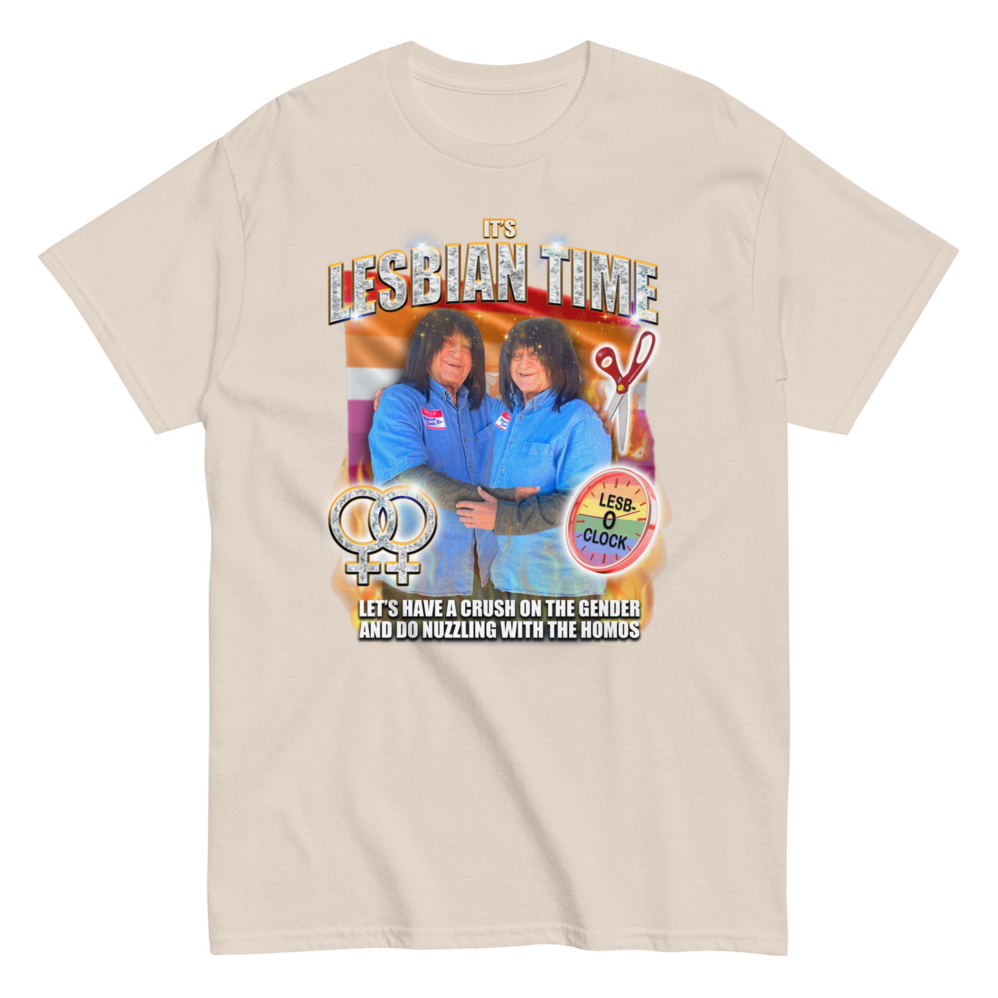 Lesbian Time (Jr.'s Design) T-Shirt