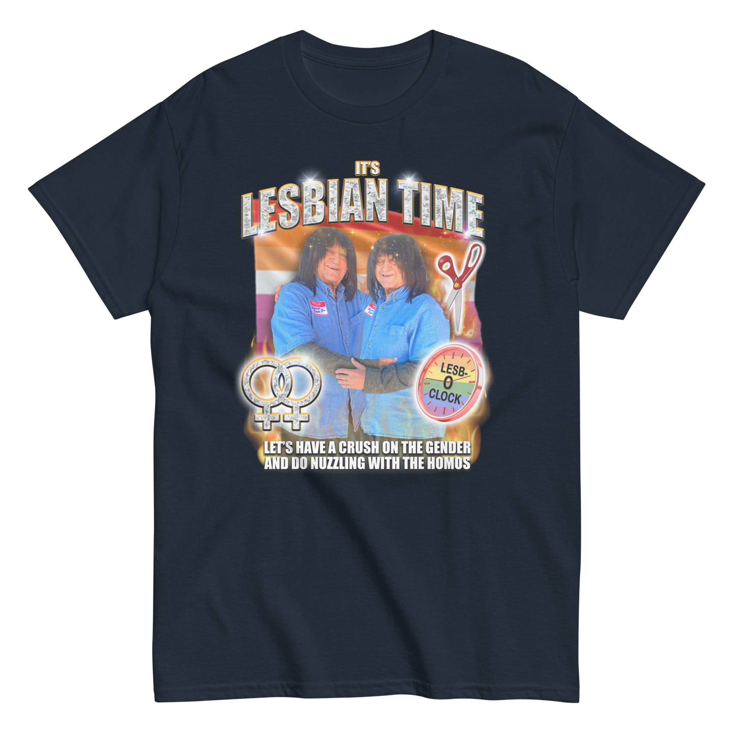 Lesbian Time (Jr.'s Design) T-Shirt