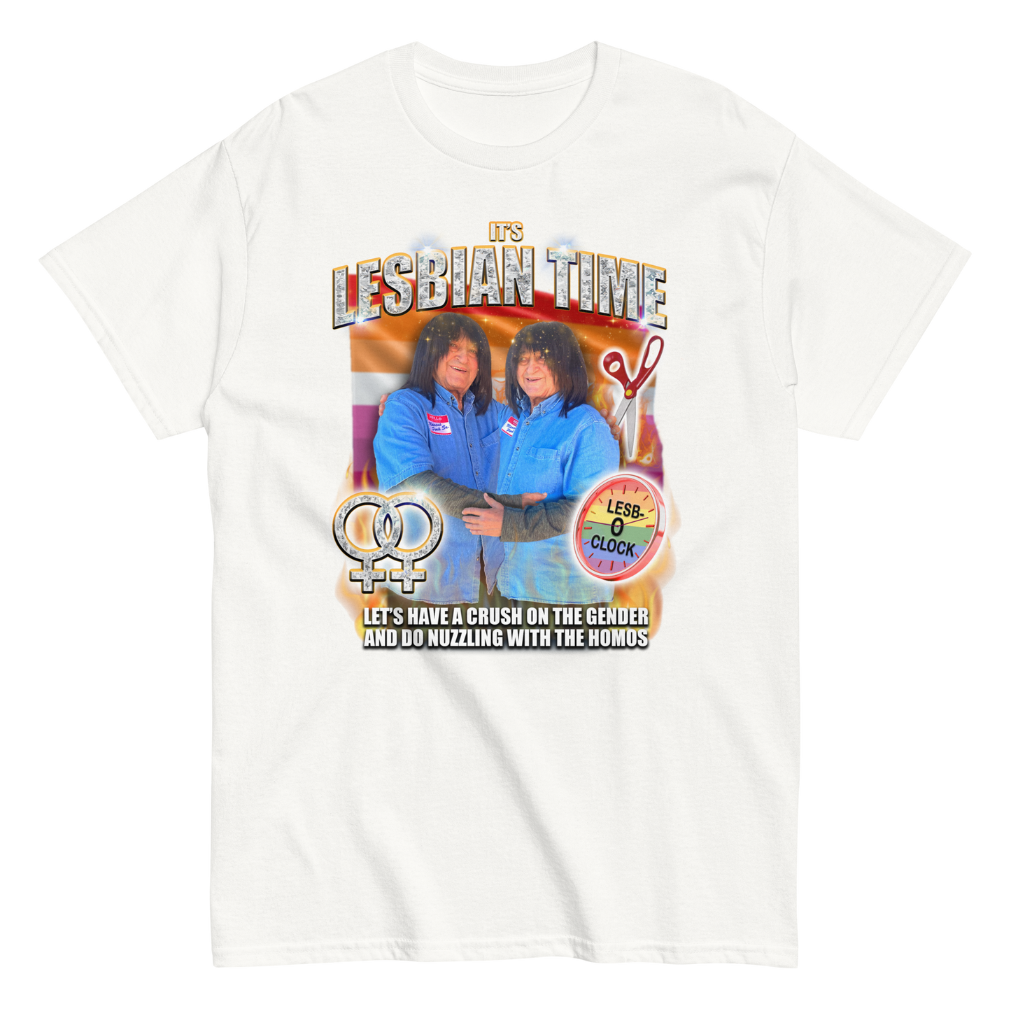 Lesbian Time (Jr.'s Design) T-Shirt