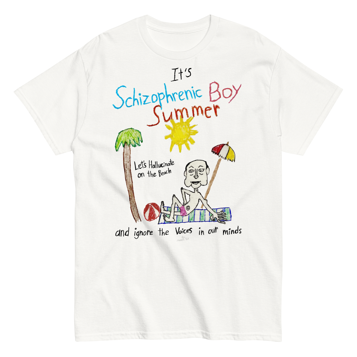 Schizophrenic Boy Summer T-Shirt