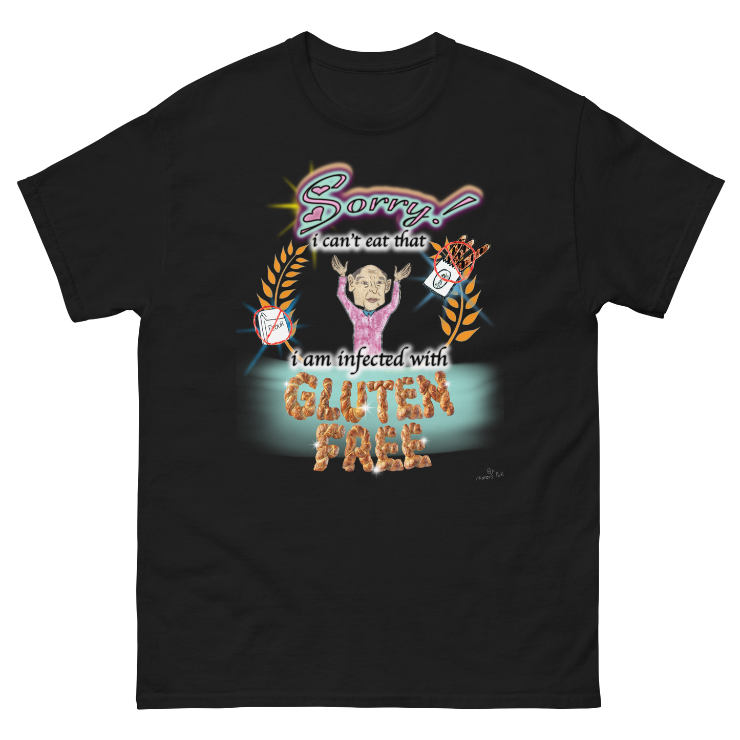 Infected with Gluten Free T-Shirt (Jr.'s Design)