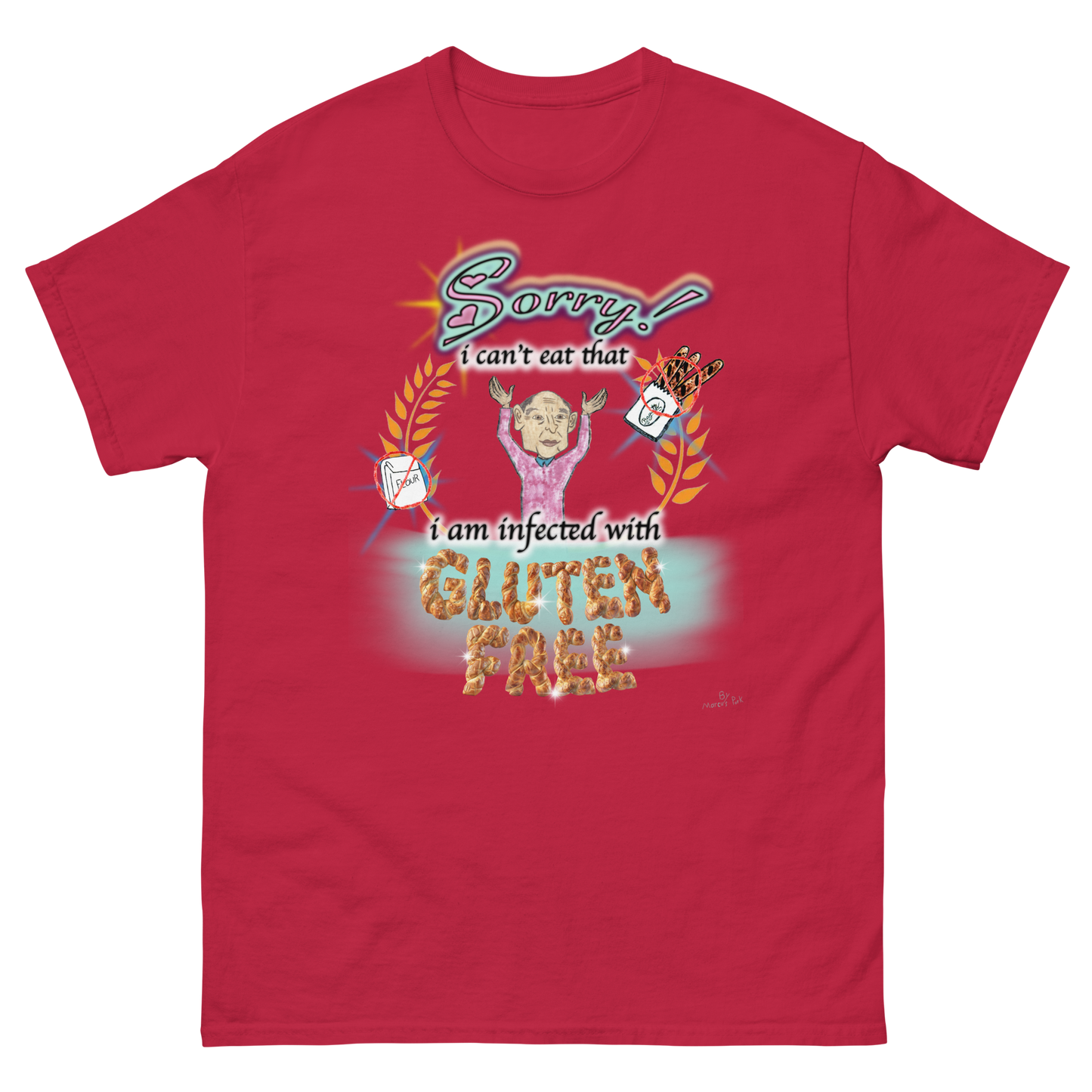 Infected with Gluten Free T-Shirt (Jr.'s Design)