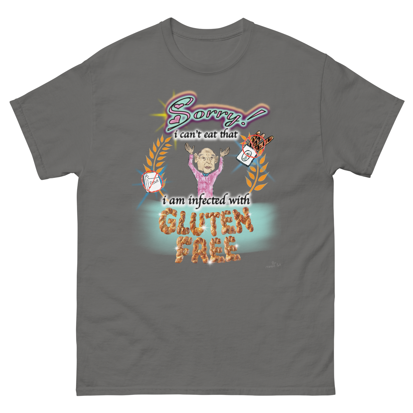 Infected with Gluten Free T-Shirt (Jr.'s Design)
