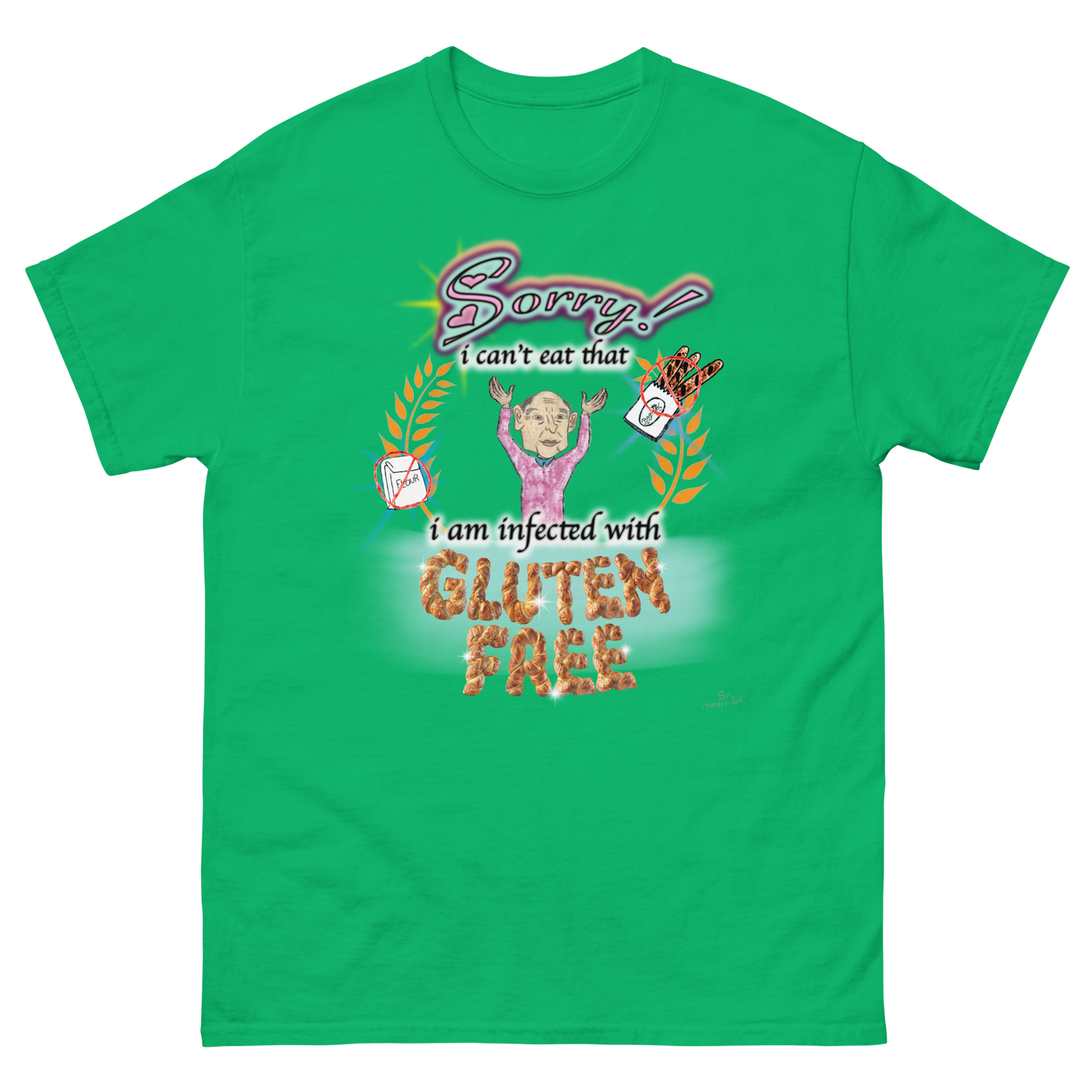 Infected with Gluten Free T-Shirt (Jr.'s Design)