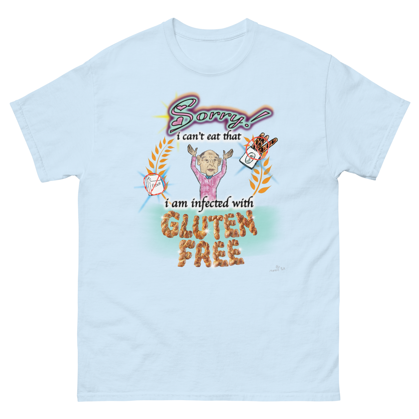 Infected with Gluten Free T-Shirt (Jr.'s Design)