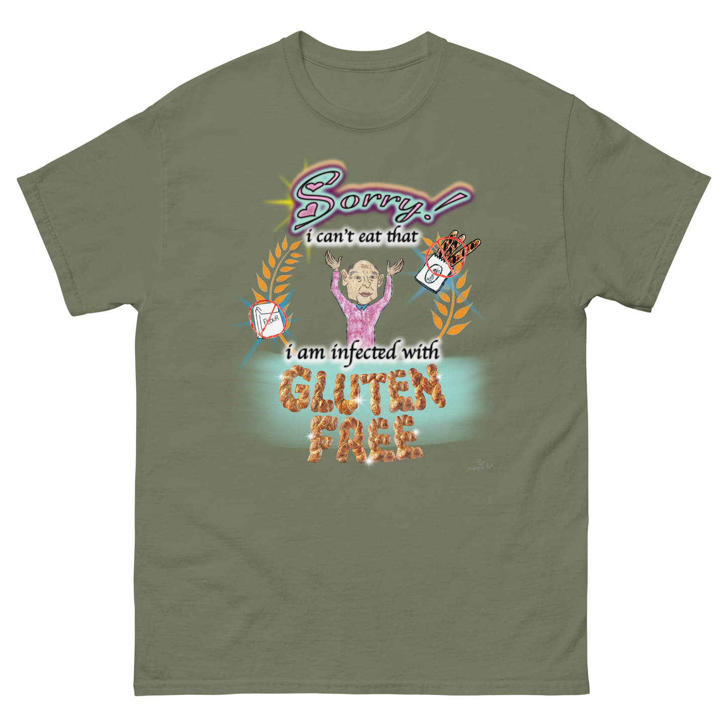 Infected with Gluten Free T-Shirt (Jr.'s Design)
