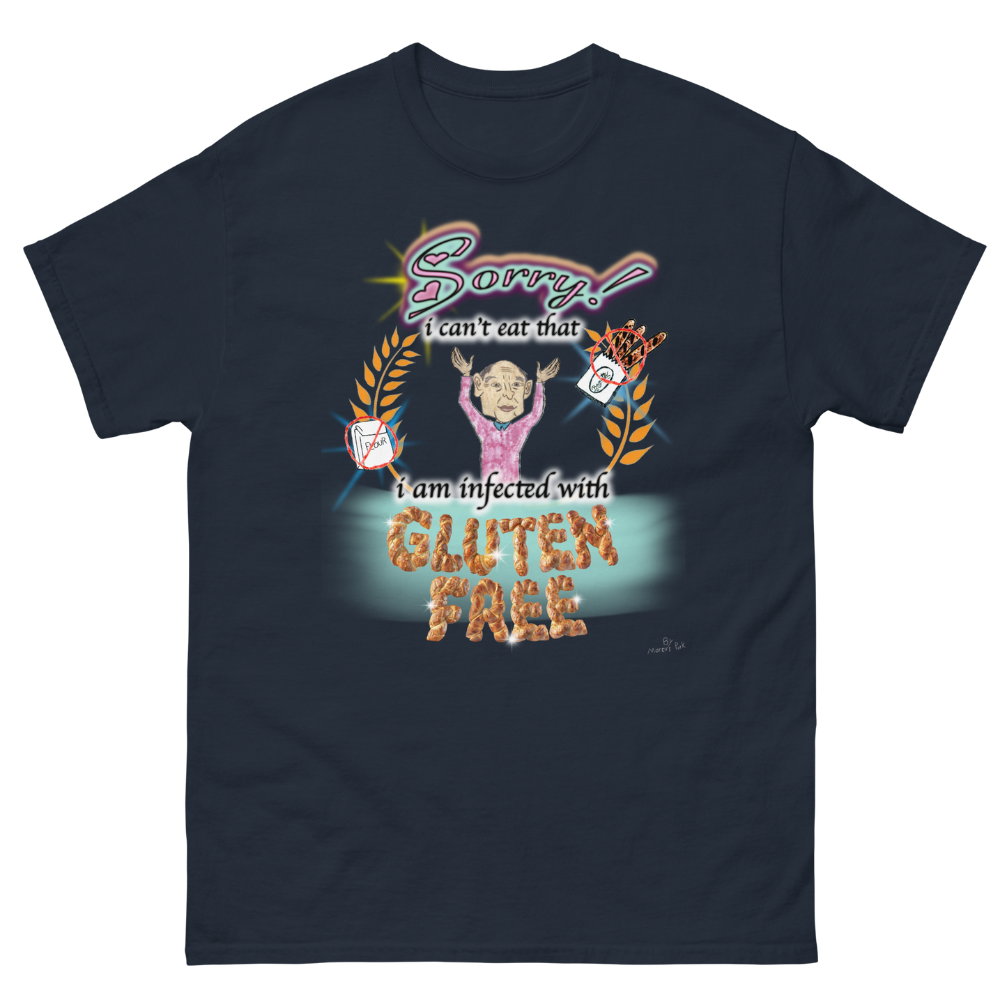 Infected with Gluten Free T-Shirt (Jr.'s Design)