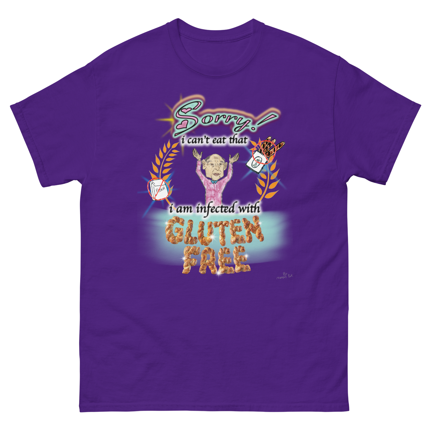 Infected with Gluten Free T-Shirt (Jr.'s Design)