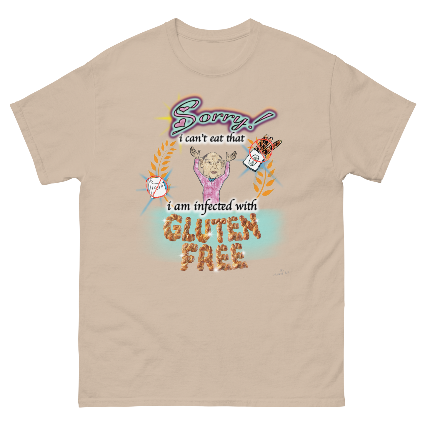 Infected with Gluten Free T-Shirt (Jr.'s Design)
