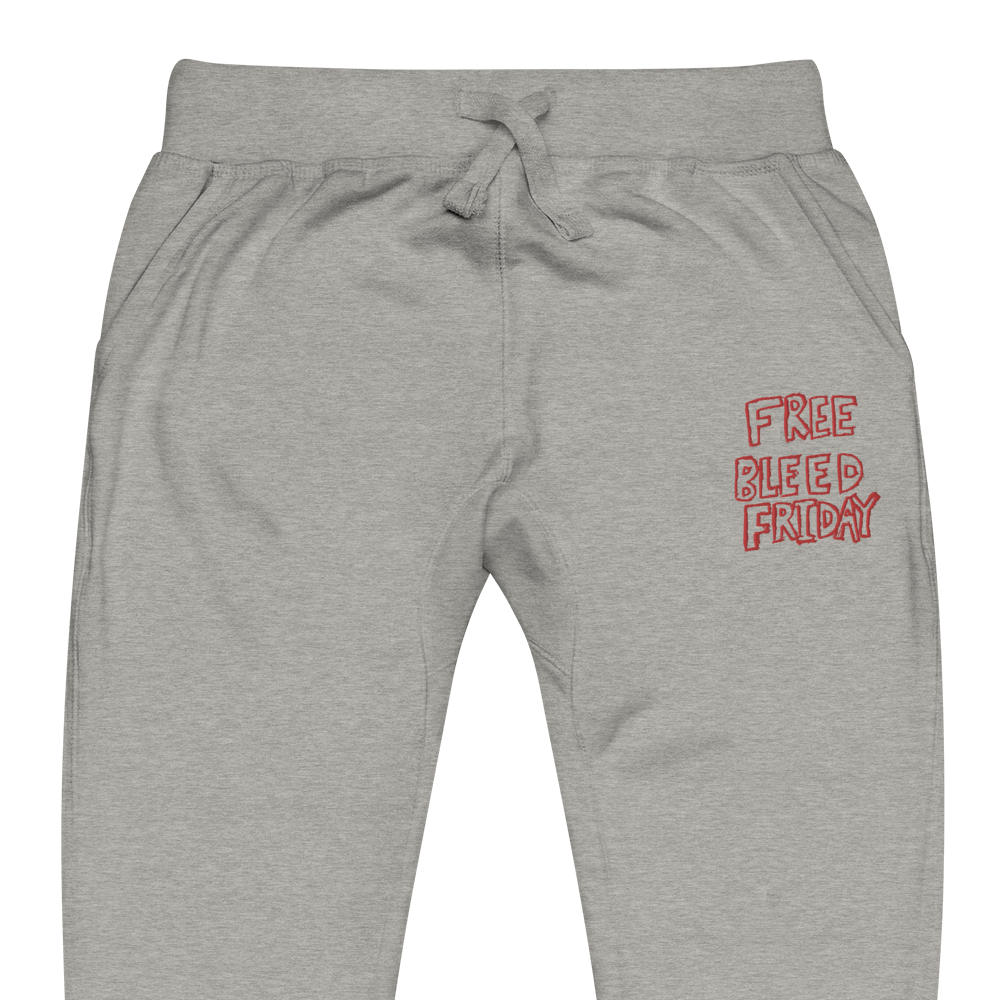 Free Bleed Friday Embroidered Sweatpants