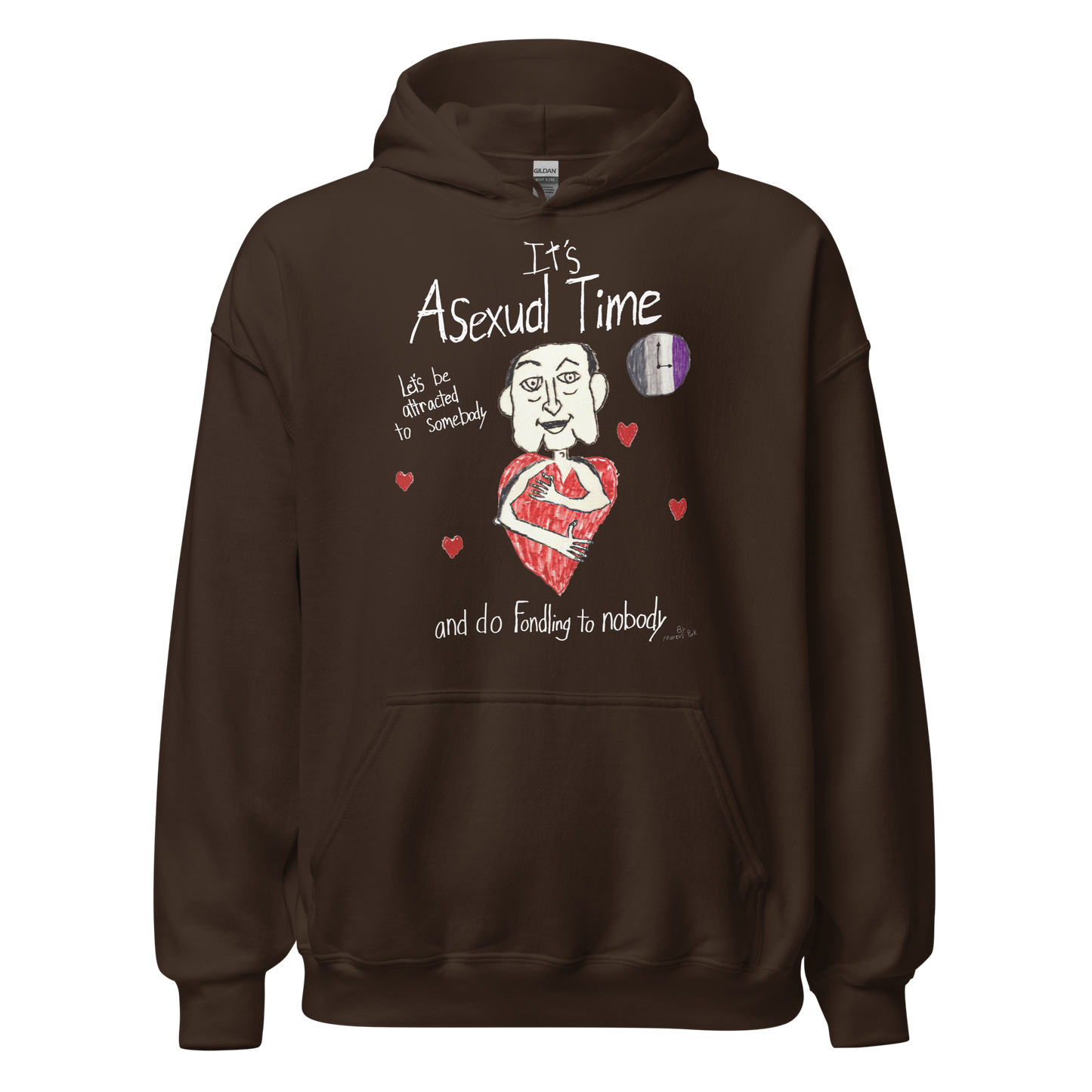 Asexual Time Hoodie