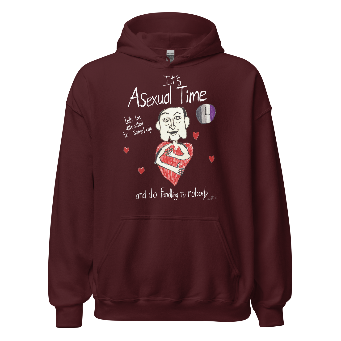 Asexual Time Hoodie