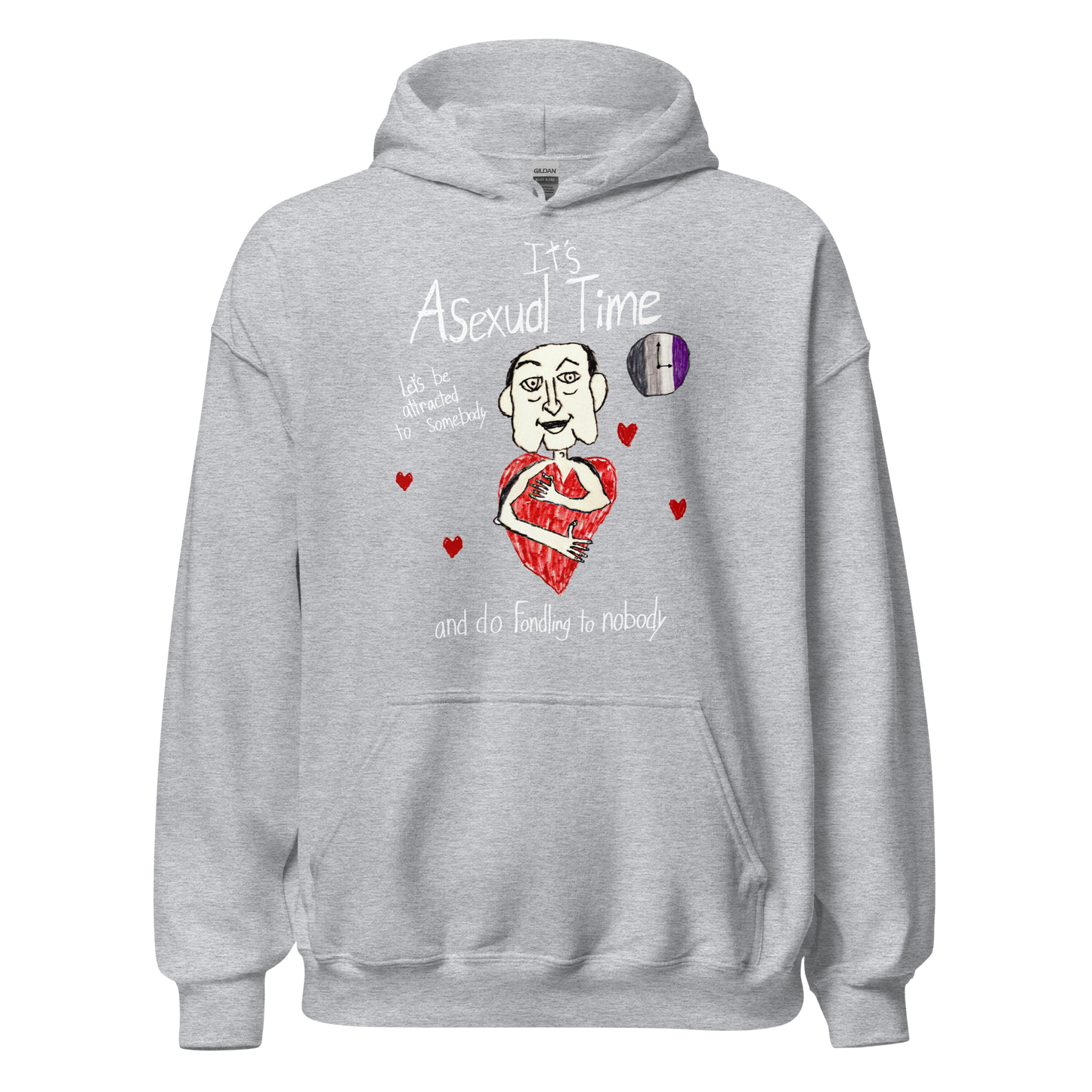 Asexual Time Hoodie