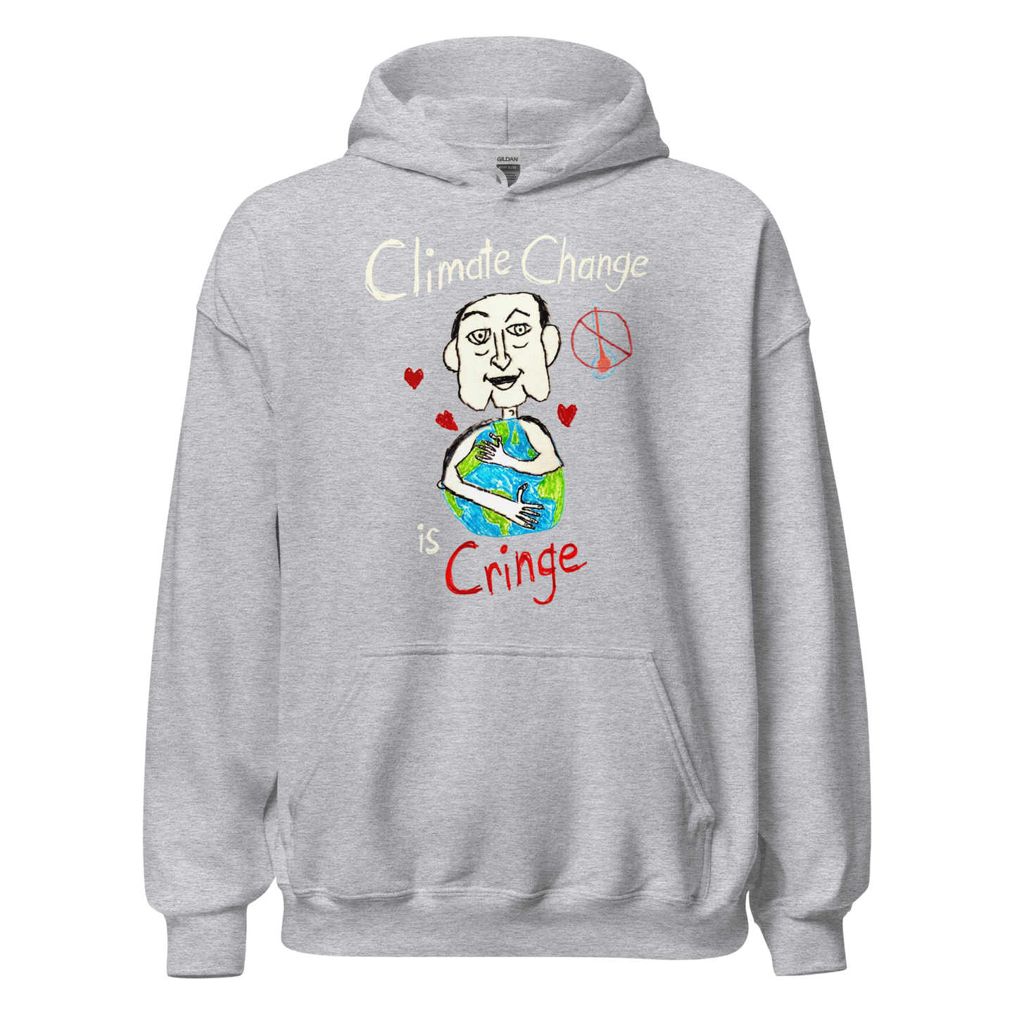 Climate Change is Cringe Hoodie