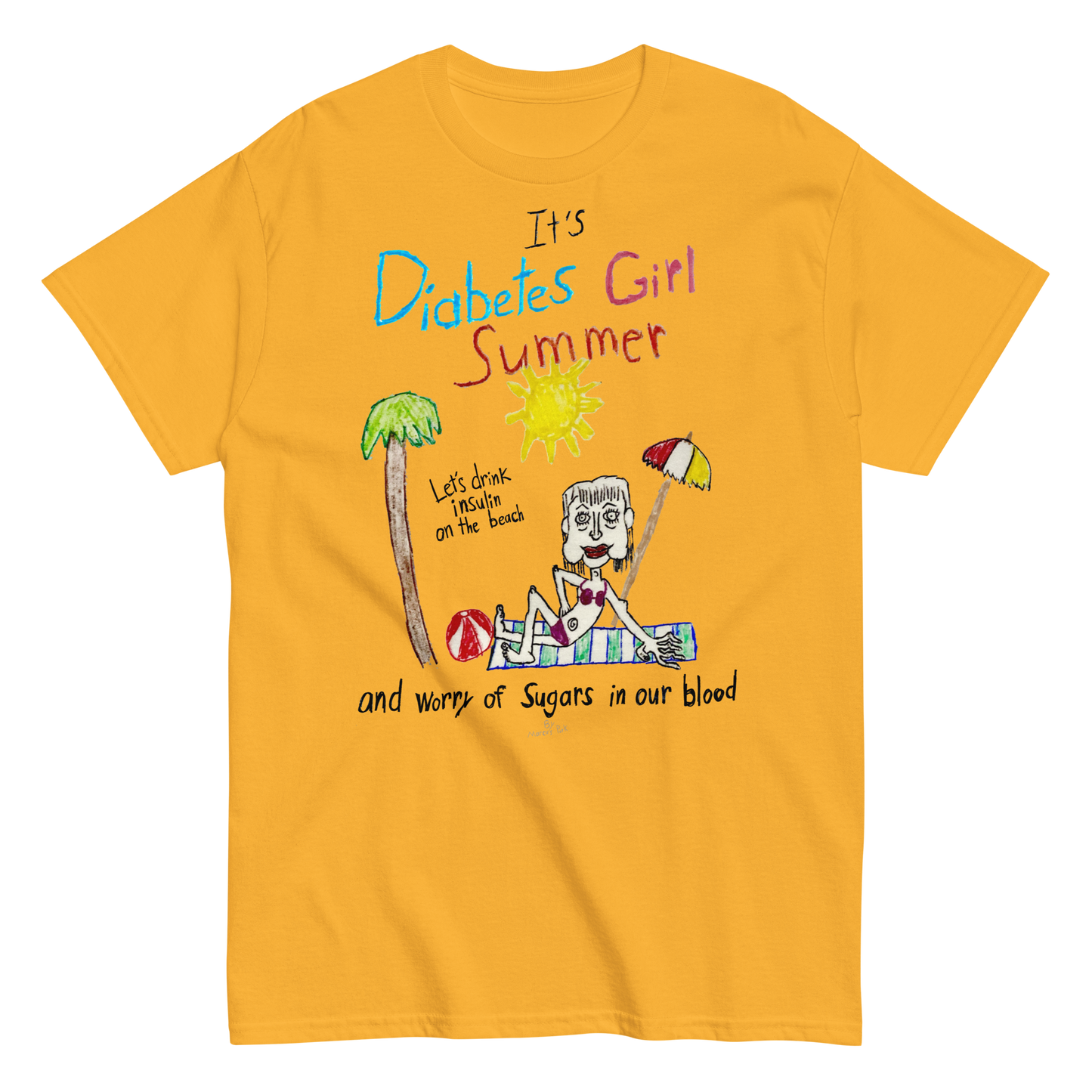 Diabetes Girl Summer T-Shirt