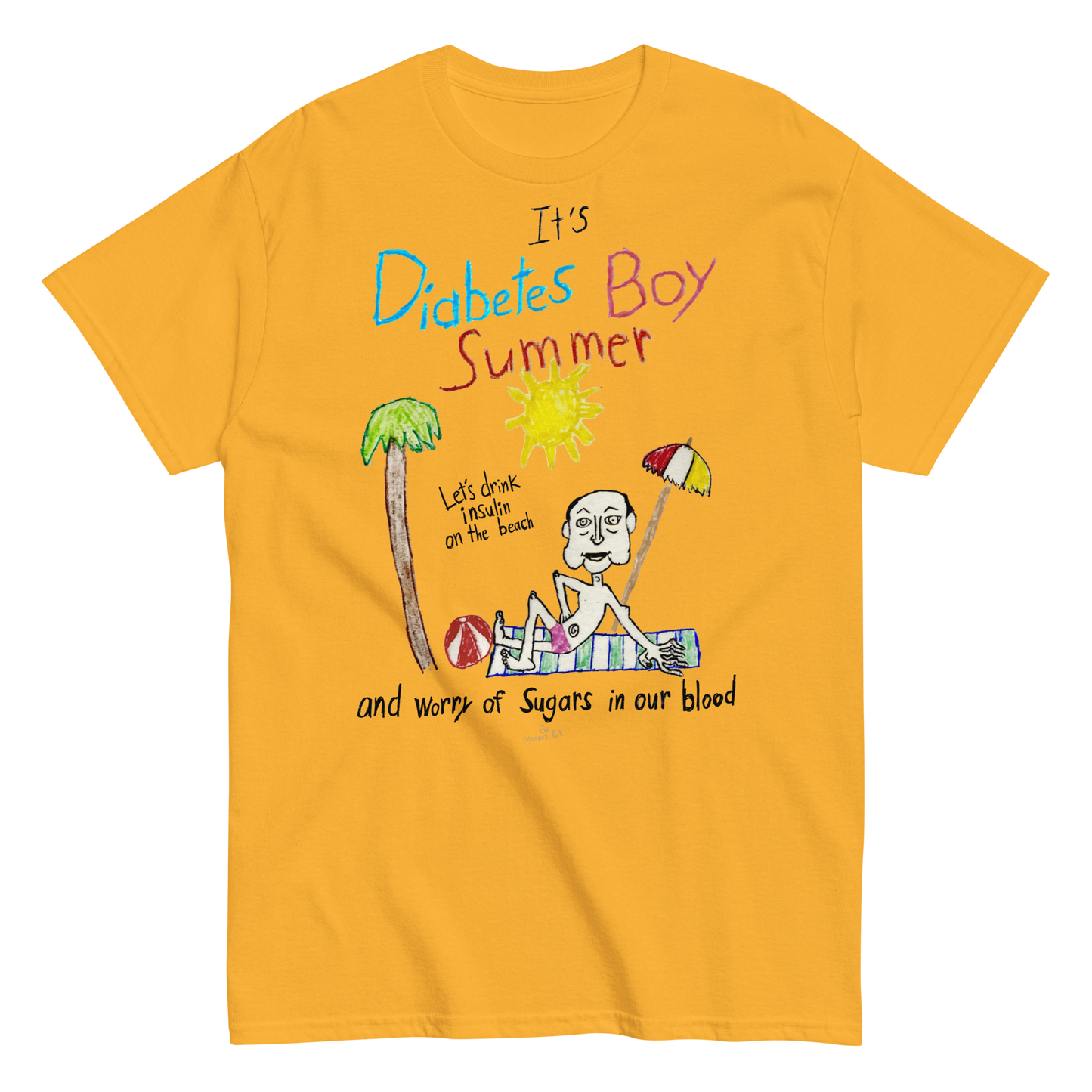 Diabetes Boy Summer T-Shirt