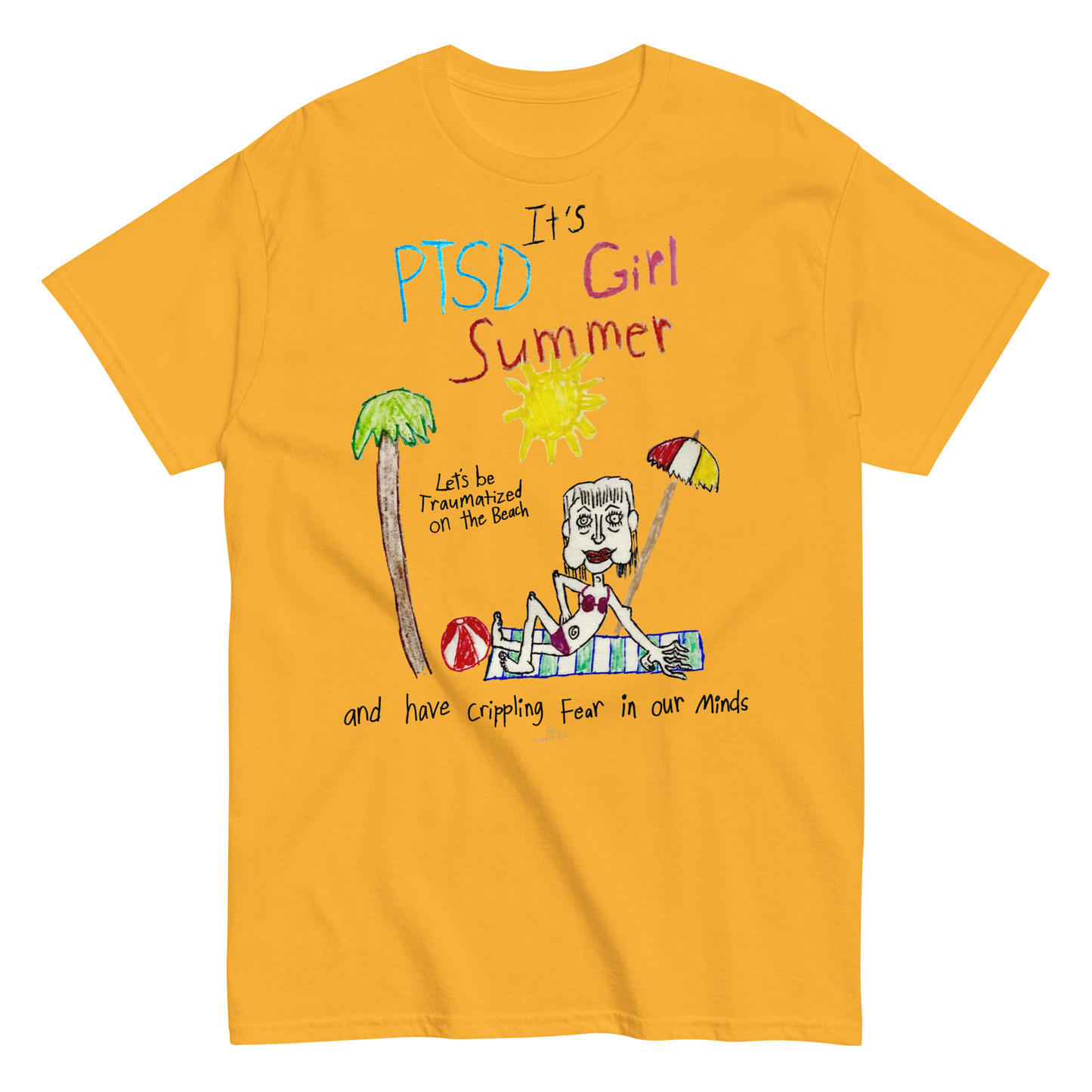 PTSD Girl Summer T-Shirt