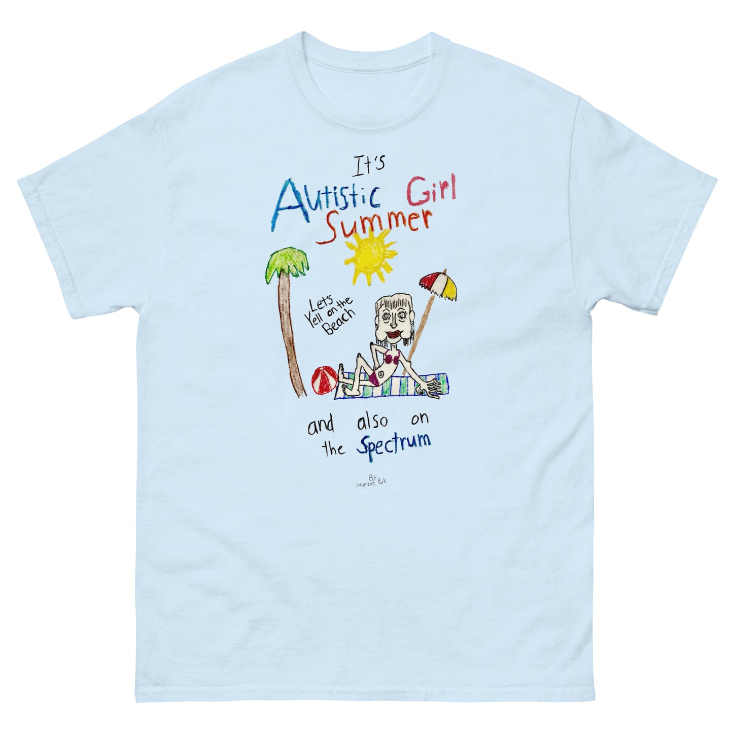 Autistic Girl Summer T-Shirt