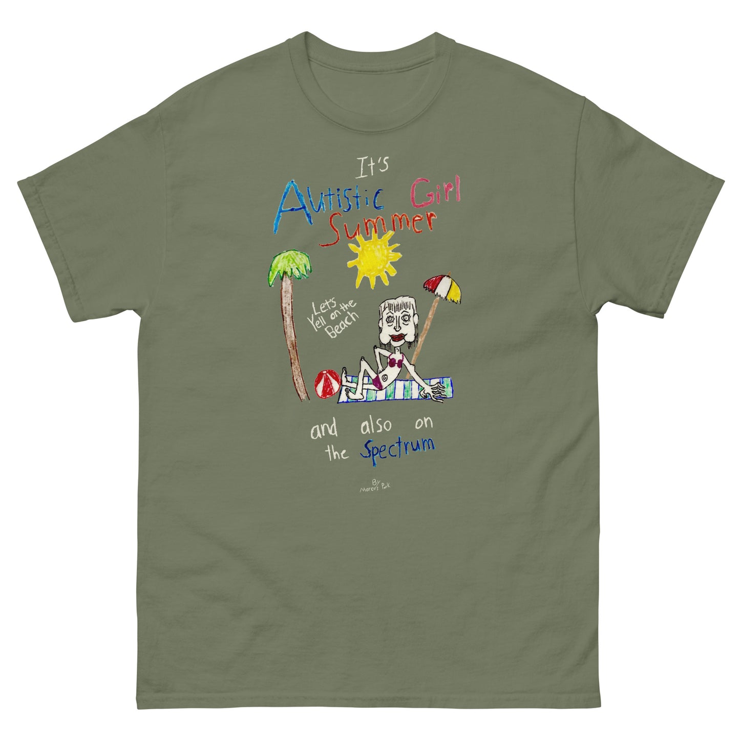 Autistic Girl Summer T-Shirt