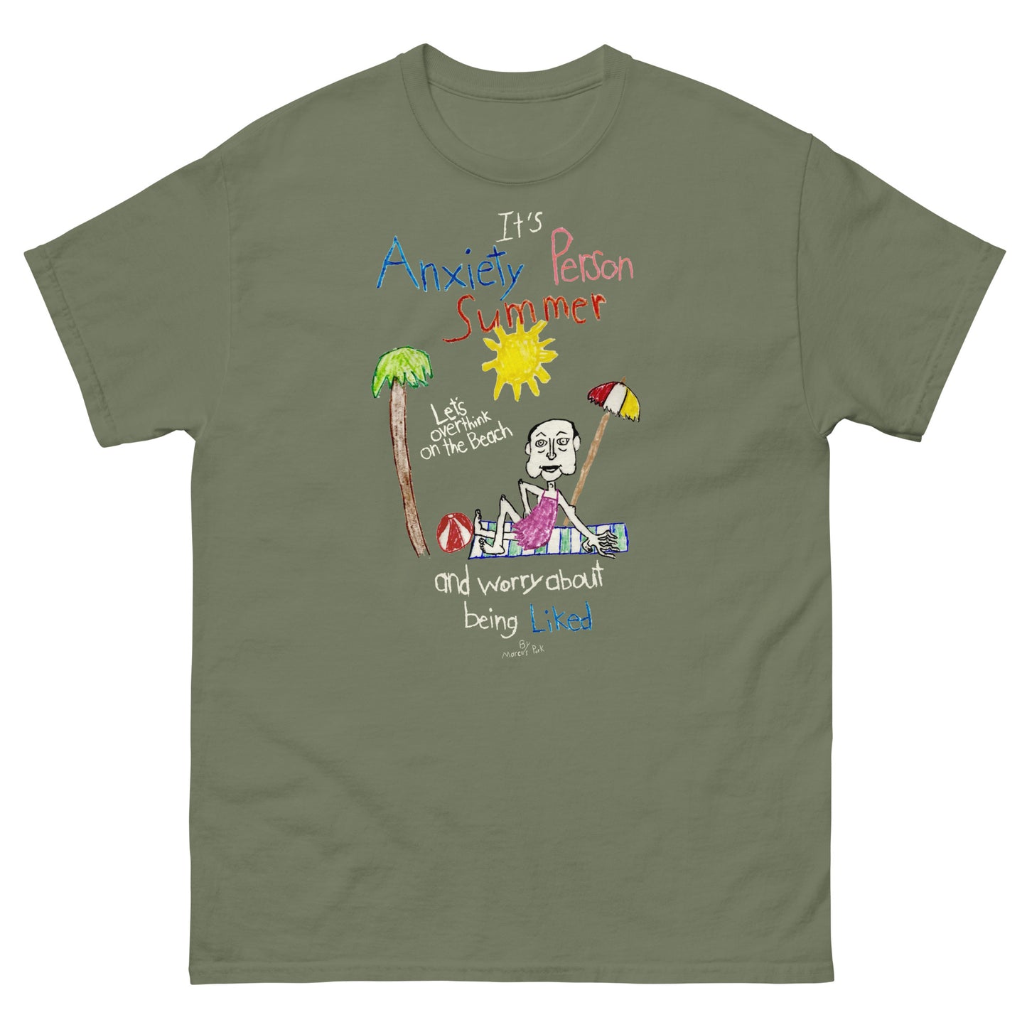 Anxiety Person Summer T-Shirt