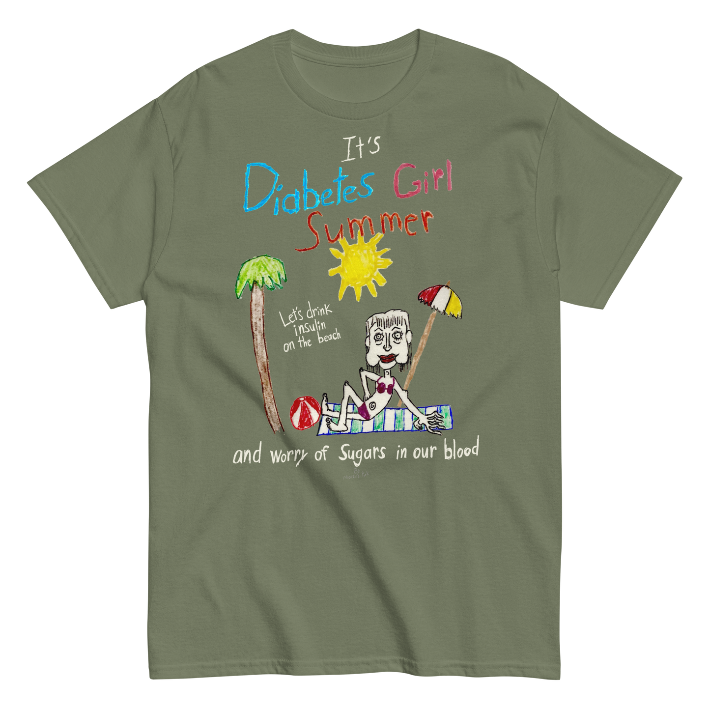 Diabetes Girl Summer T-Shirt