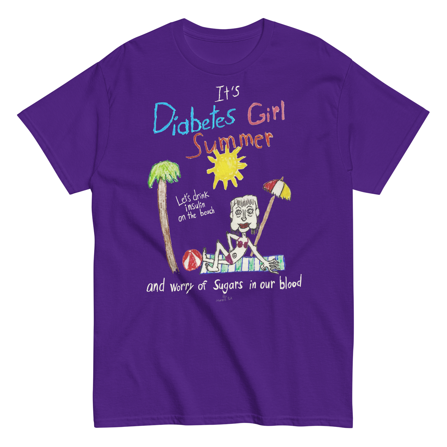 Diabetes Girl Summer T-Shirt