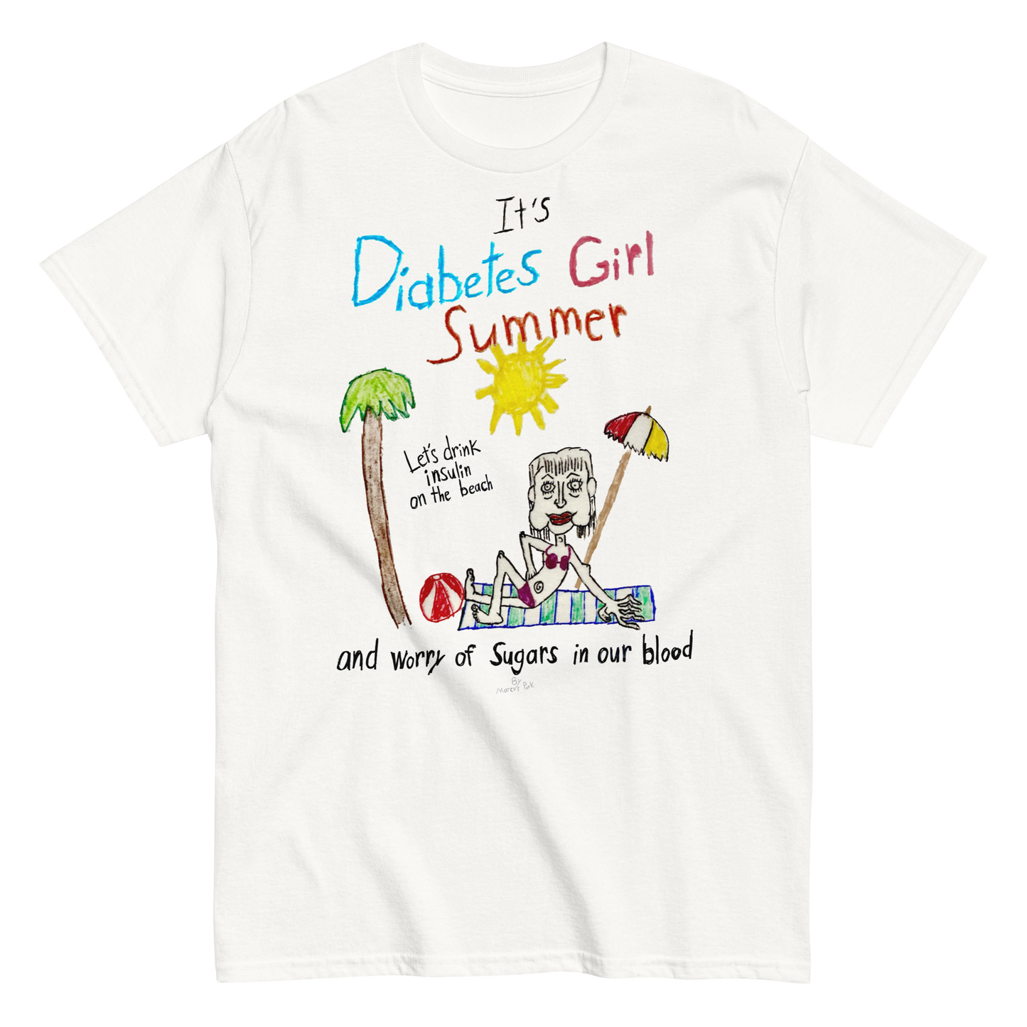 Diabetes Girl Summer T-Shirt