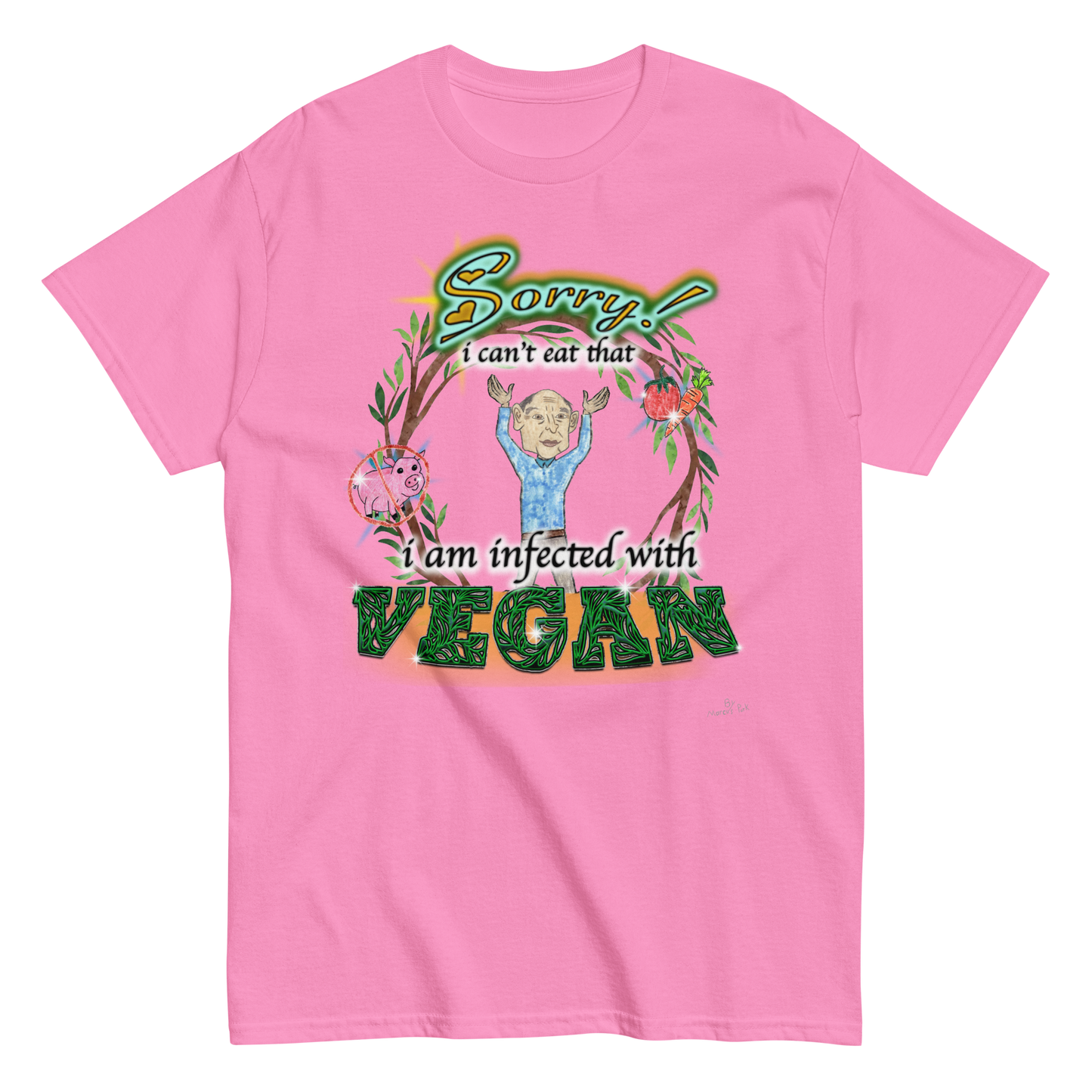 Infected with Vegan T-Shirt (Jr.'s Design)
