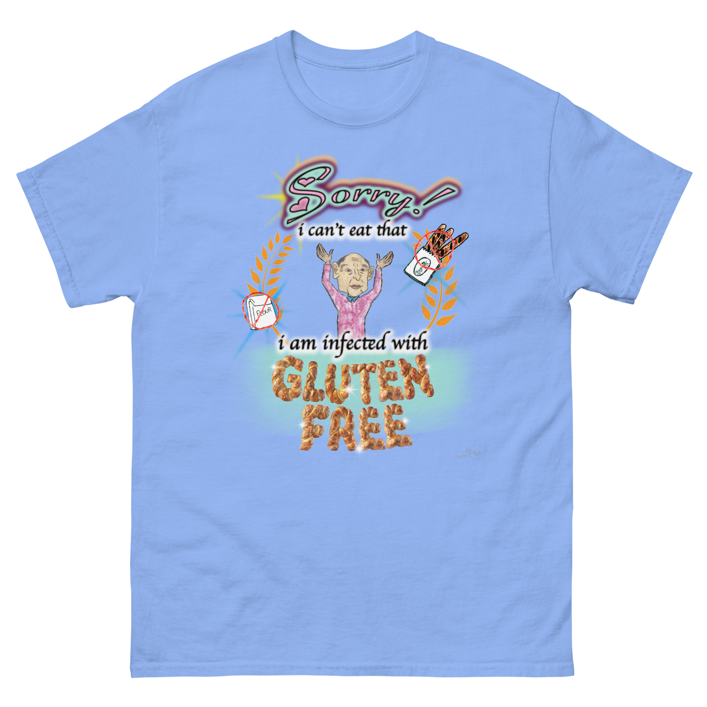 Infected with Gluten Free T-Shirt (Jr.'s Design)