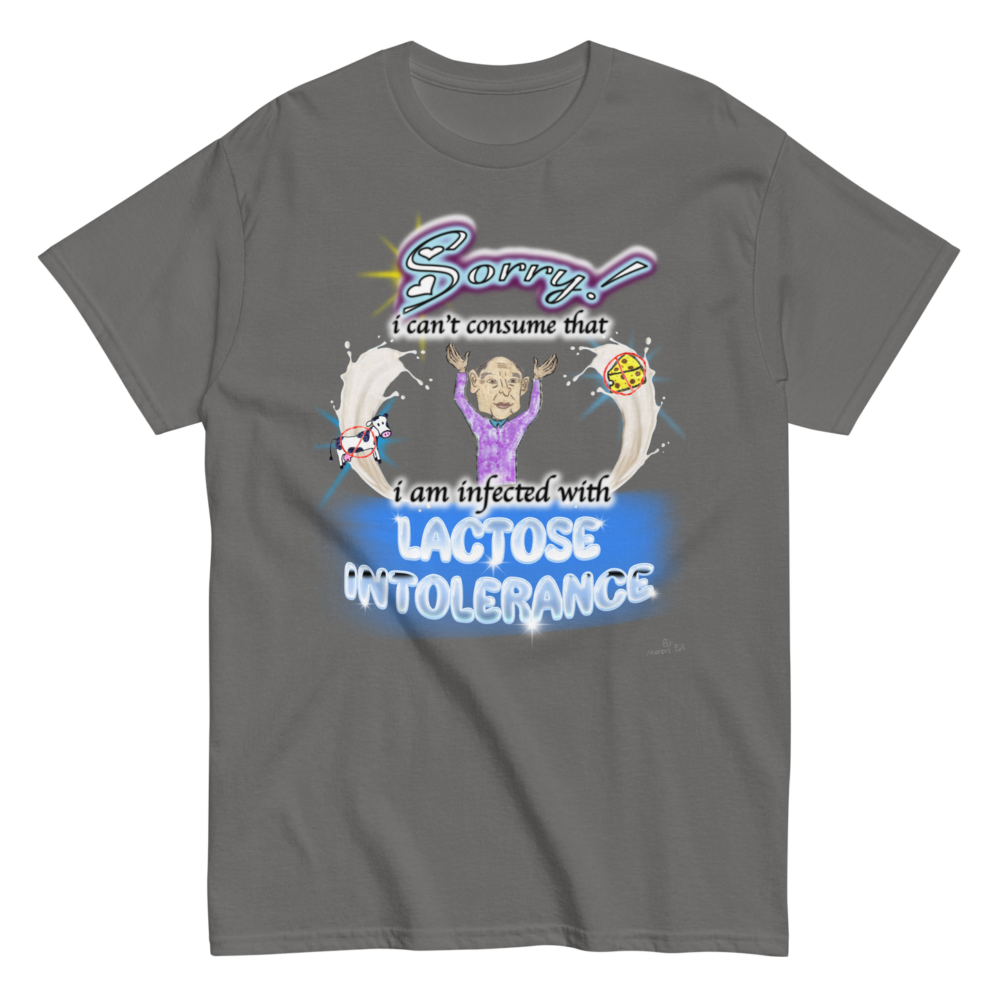 Infected with Lactose Intolerance (Jr.'s Design) T-Shirt