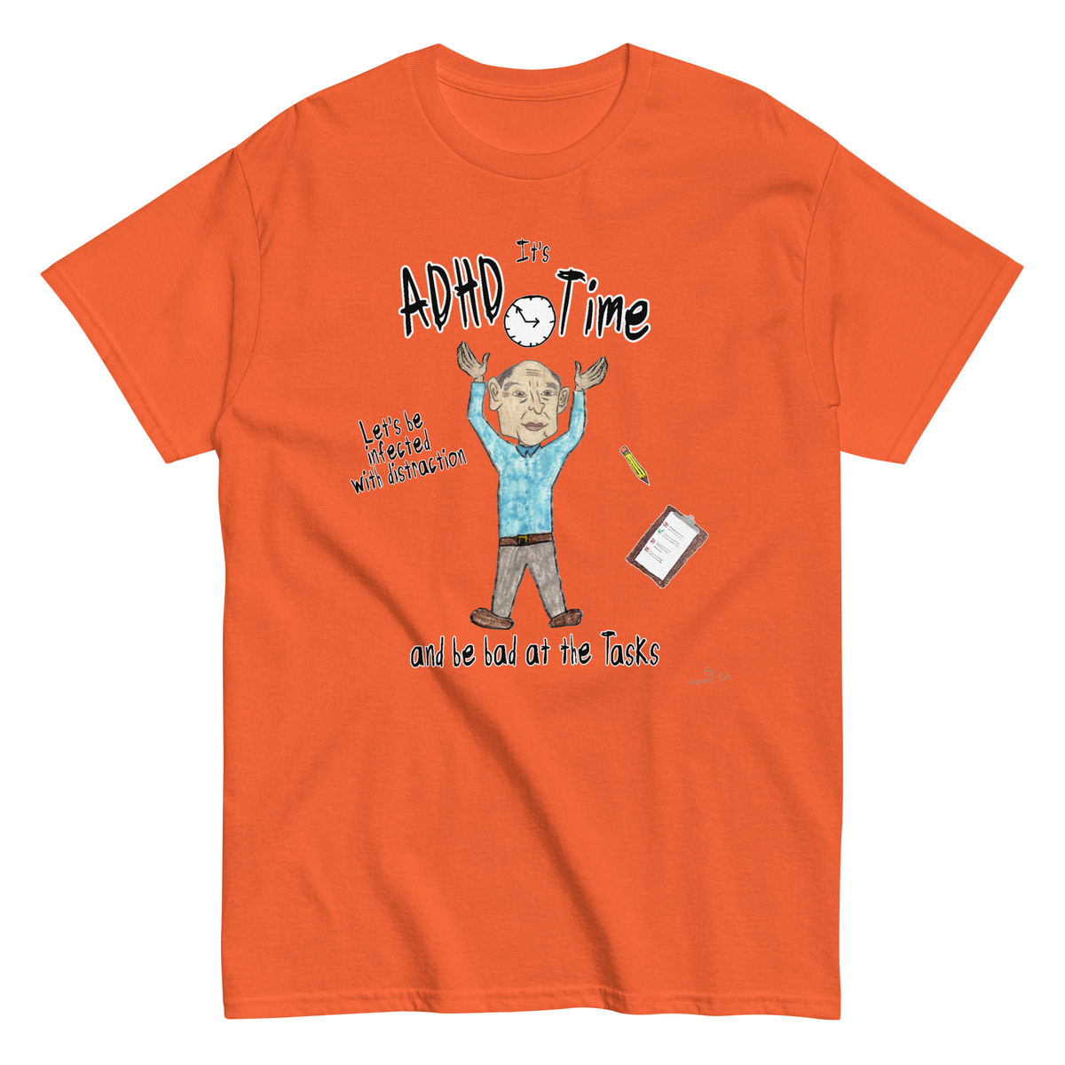ADHD Time T-Shirt – Marcus Pork