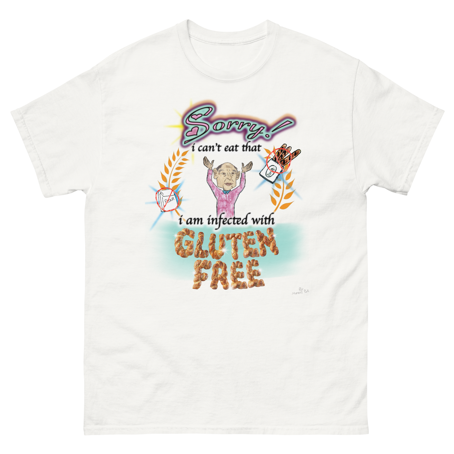Infected with Gluten Free T-Shirt (Jr.'s Design)