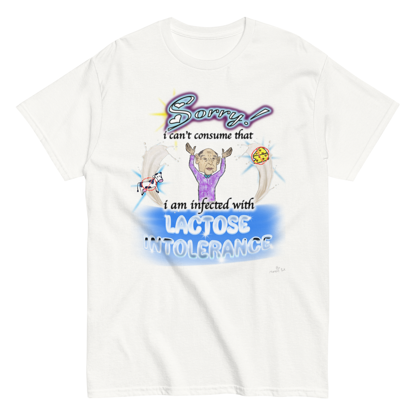 Infected with Lactose Intolerance (Jr.'s Design) T-Shirt