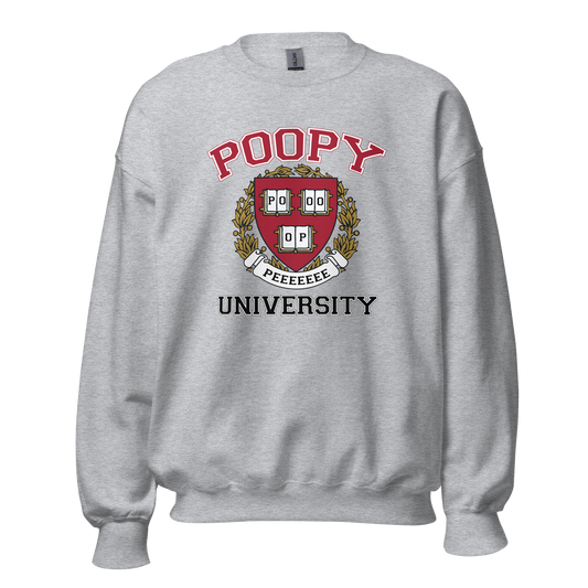 Poopy University Sweatshirt