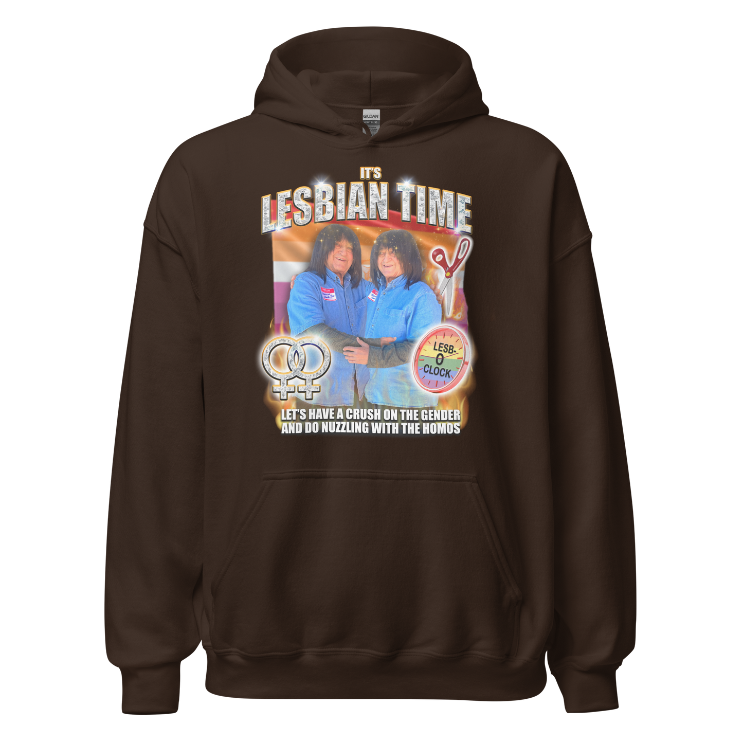 Lesbian Time (Jr.'s Design) Hoodie