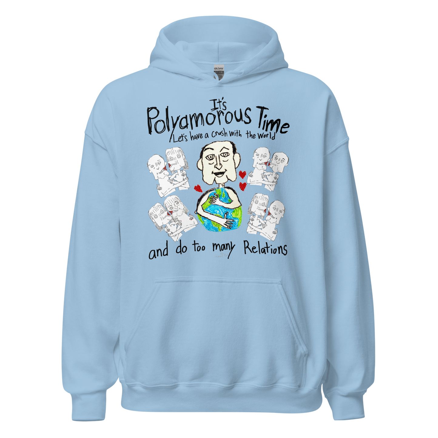 Polyamorous Time Hoodie