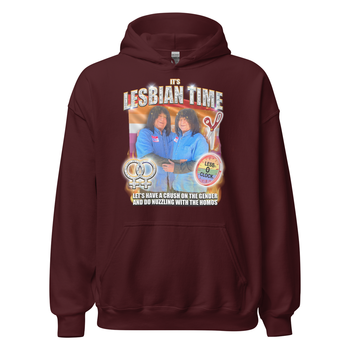 Lesbian Time (Jr.'s Design) Hoodie