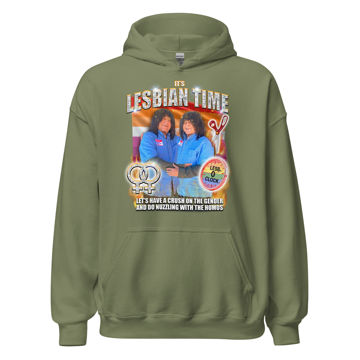 Lesbian Time (Jr.'s Design) Hoodie