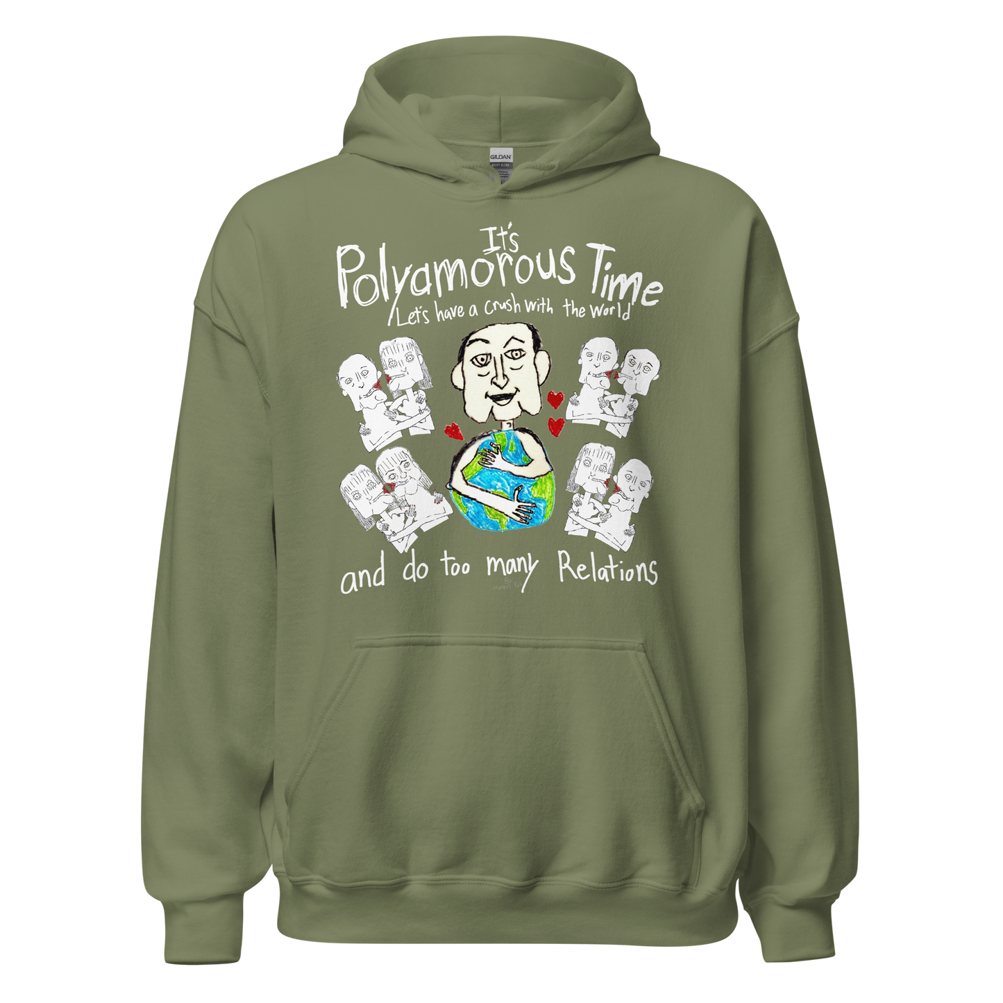 Polyamorous Time Hoodie