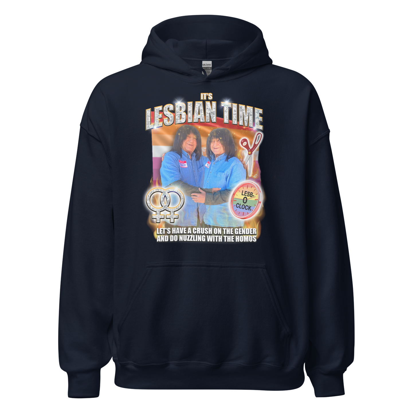 Lesbian Time (Jr.'s Design) Hoodie