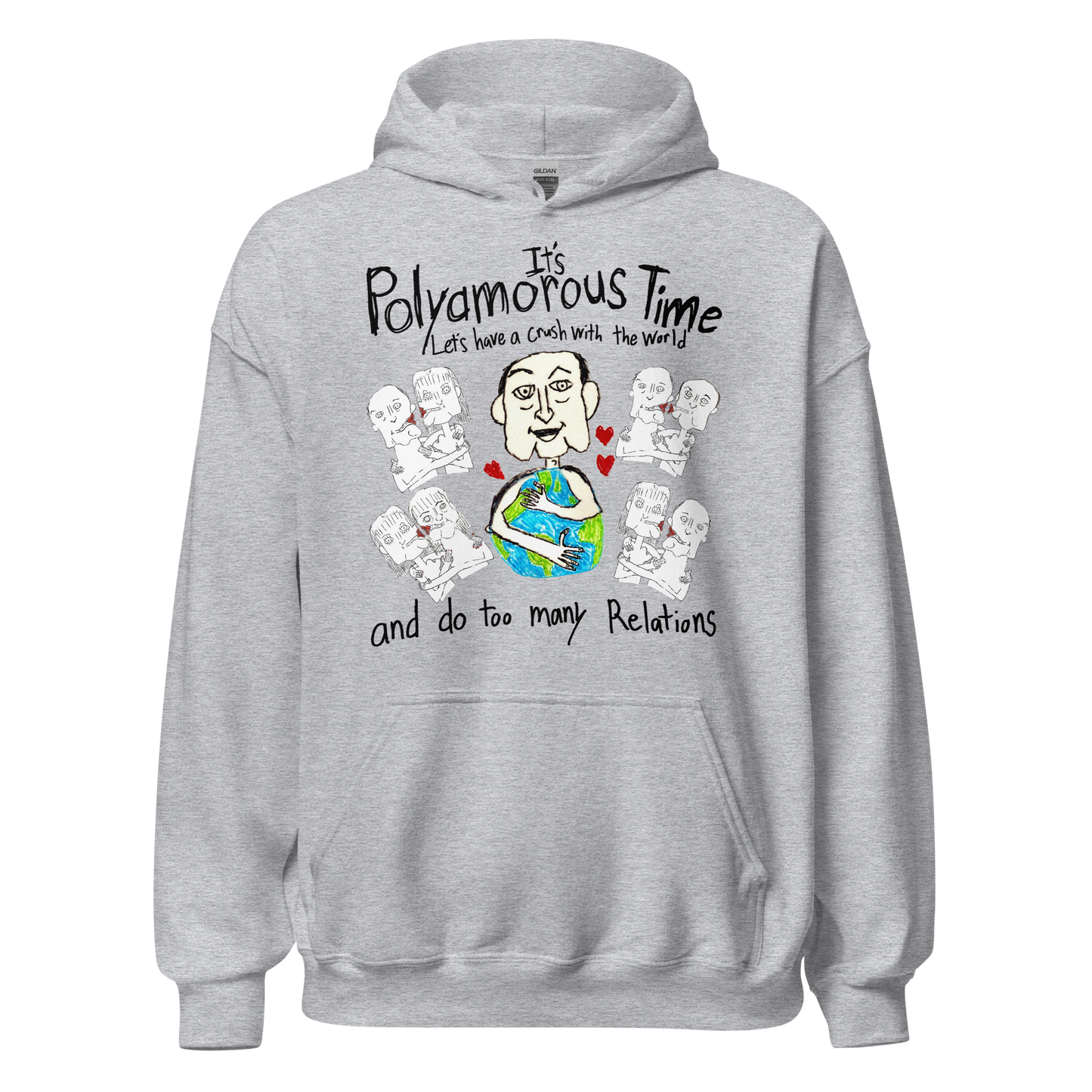 Polyamorous Time Hoodie