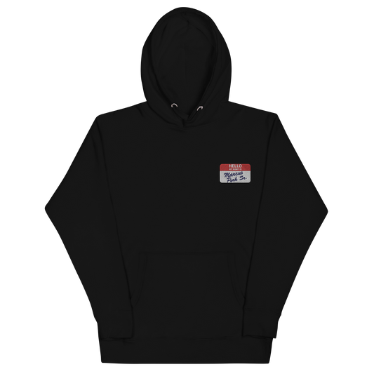 Embroidered Nametag Hoodie