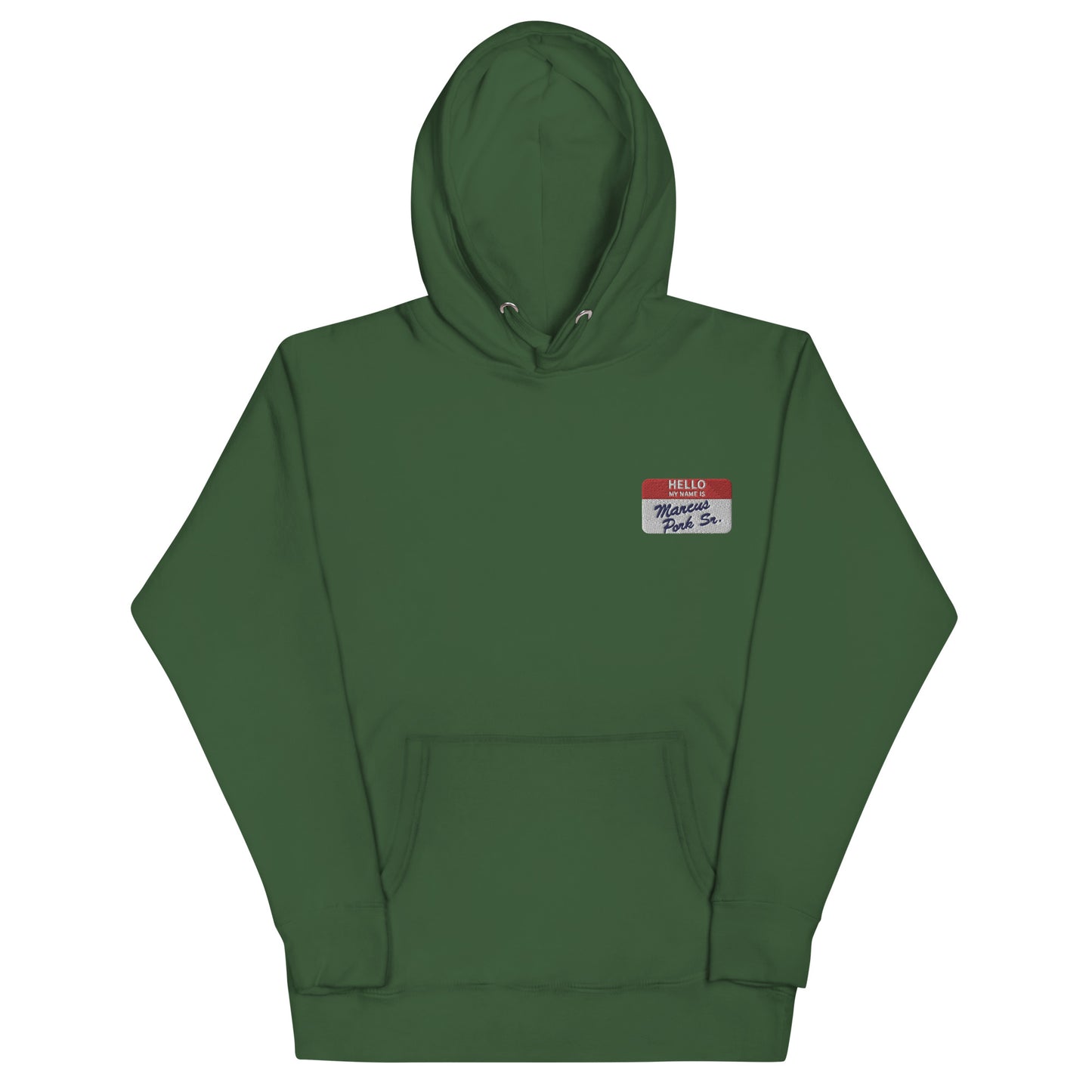 Embroidered Nametag Hoodie